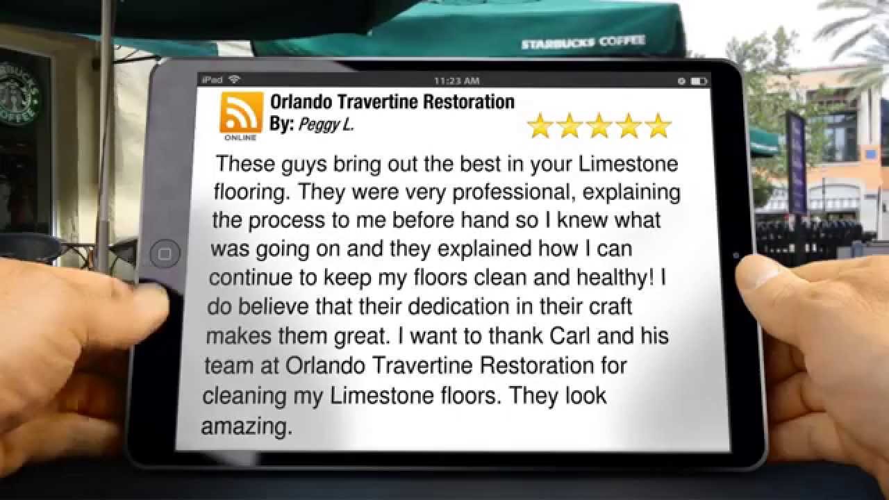 Cleaning Limestone Tile Orlando 407-279-3739| Review Limestone tile cleaning
