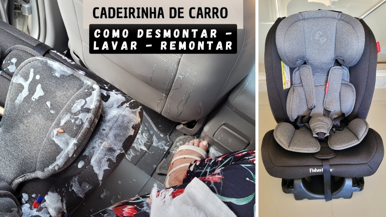 Limpeza de Cadeirinha de Carro para Bebê - Fisher Price - Montagem Completa
