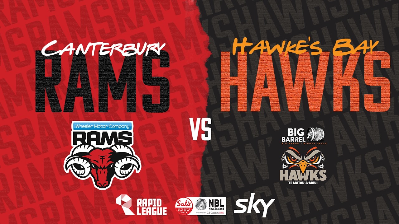 Canterbury Rams v Hawke&rsquo;s Bay Hawks | Full Basketball Game&nbsp;| @SalsNBL 2026