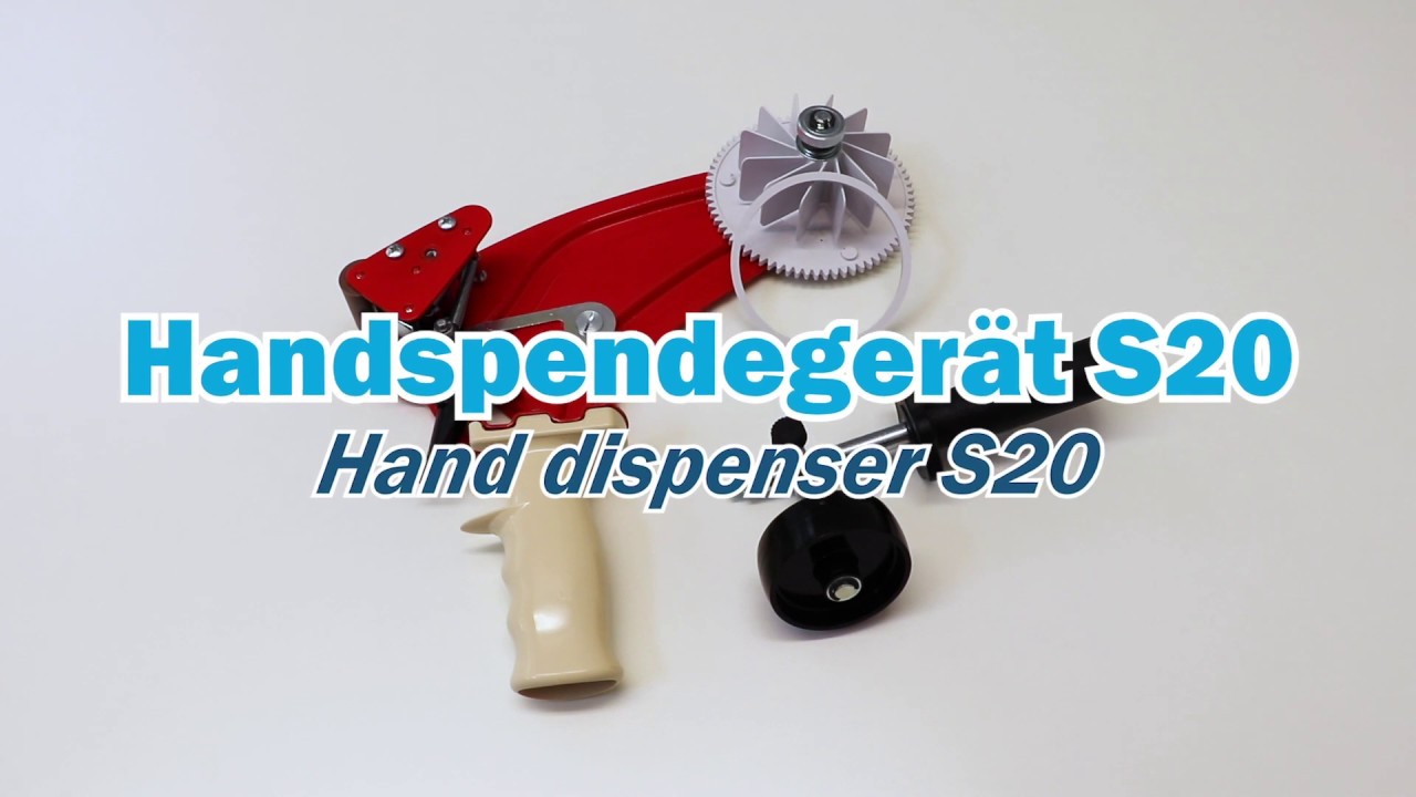 Handspendegerät S20 mit Schneidefunktion für Klebebänder von SPRINTIS