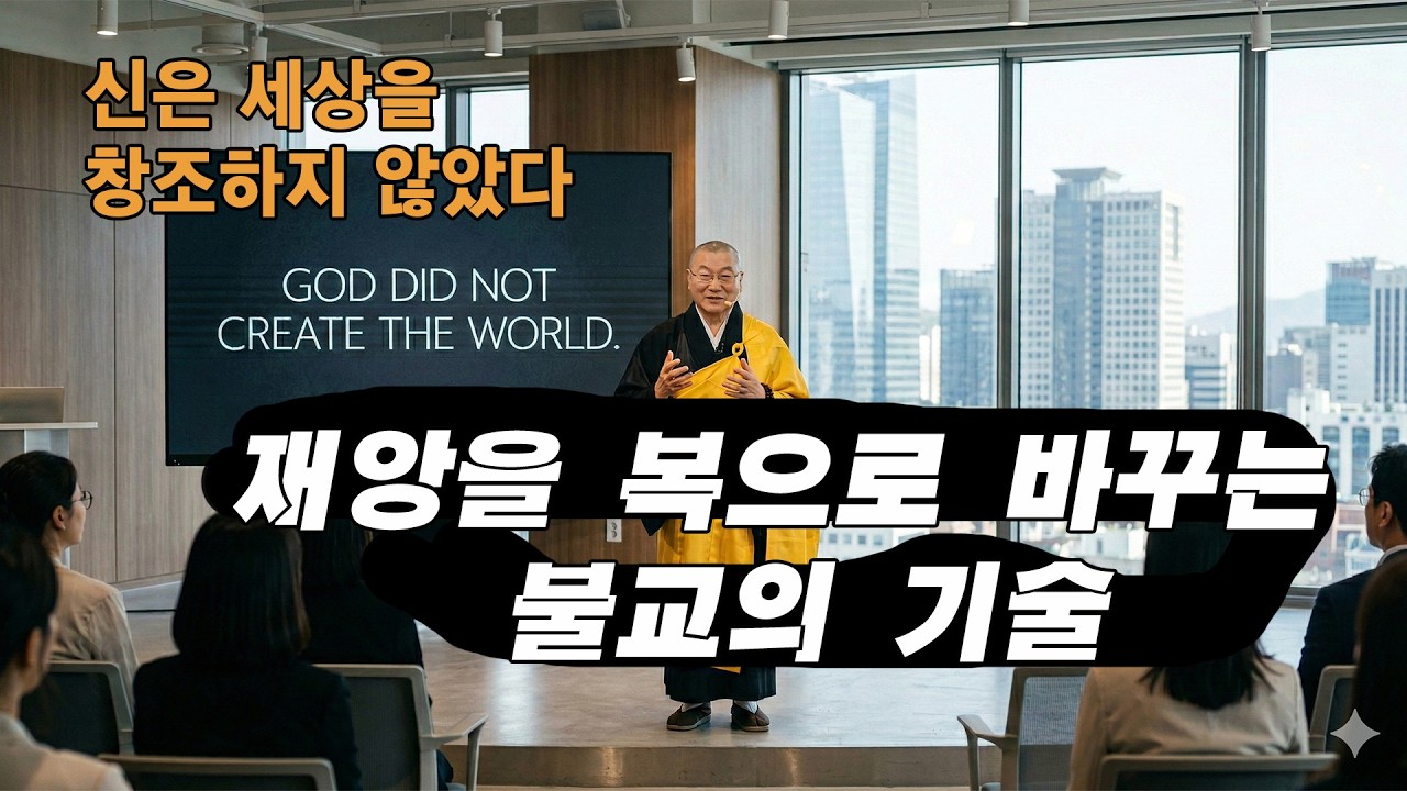 신은 세상을 창조하지 않았습니다: 재앙을 복으로 바꾸는 불교의 기술