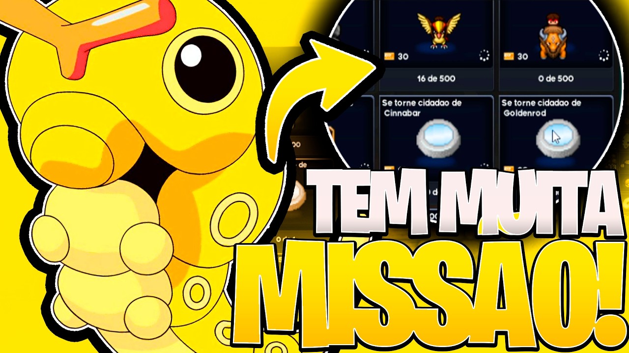 SIMPLESMENTE MISSÃO PRA TUDO!!🤯😍POKETIBIA MOBILE E PC 2026 POKE CROC!
