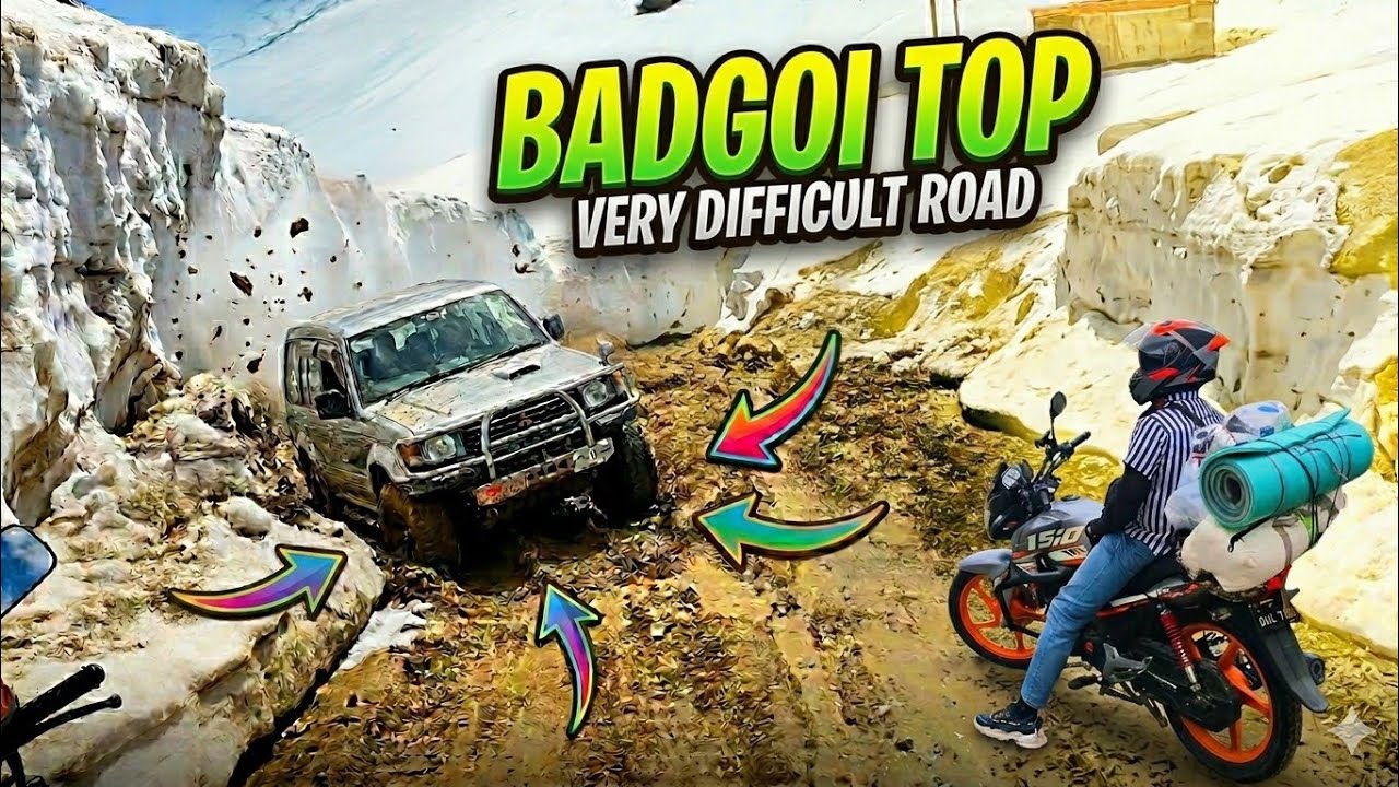 Badgoi Top Ka Sab Se Mushkil Safar | Muddy Roads & Beautiful Snow Views #badgoitop 