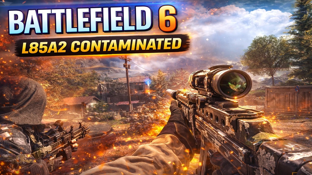 Battlefield 6 L85A2 Medic Gameplay Contaminated Breakthrough PS5 Pro HDR 4K