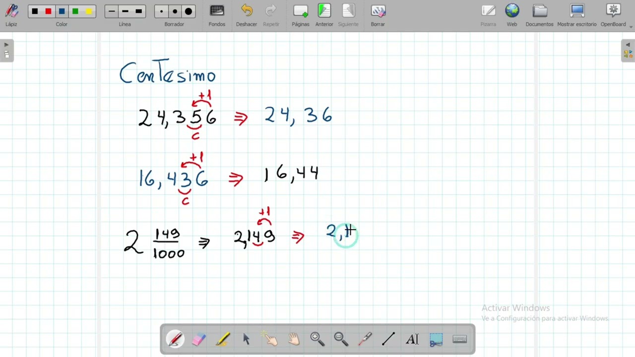 Aproximación de decimales