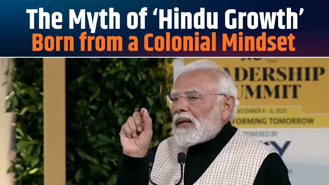 HT Leadership Summit 2025 | PM Modi Rejects Colonial Growth Narrative