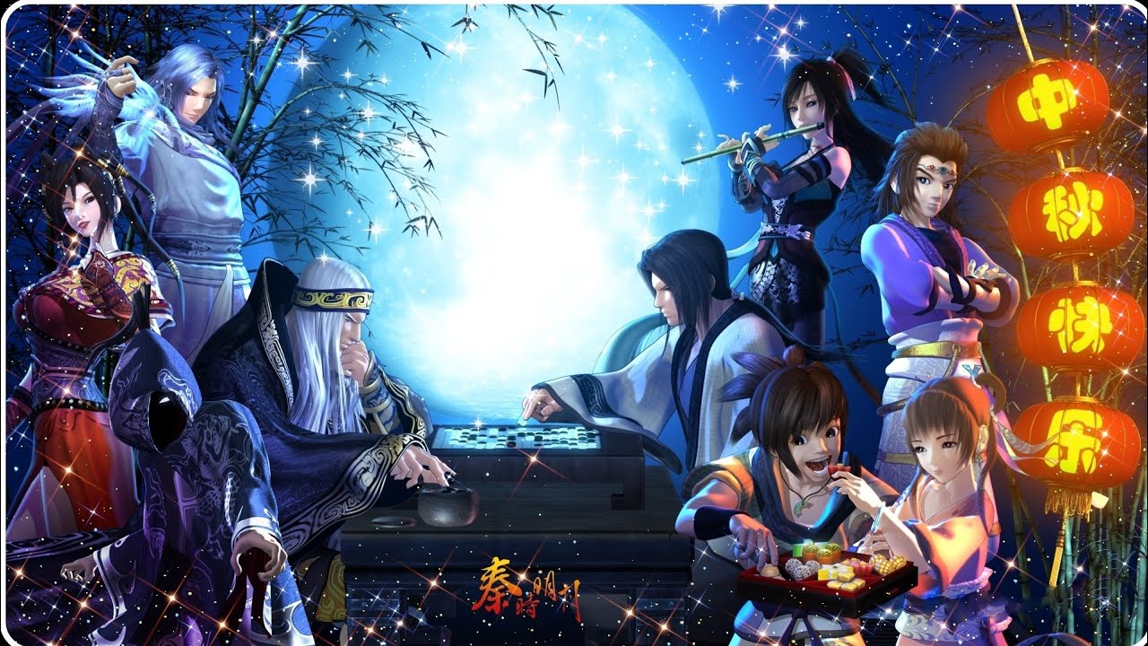 Qin Shi Mingyue Moonlight By Anson Hu [English lyrics]