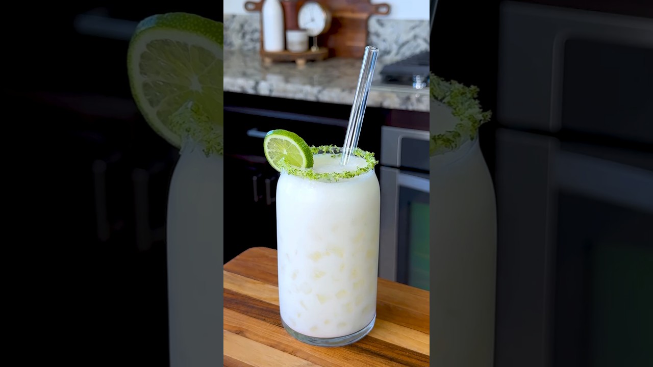 Brazilian Lemonade Recipe Only 3 INGREDIENTS! #shorts
