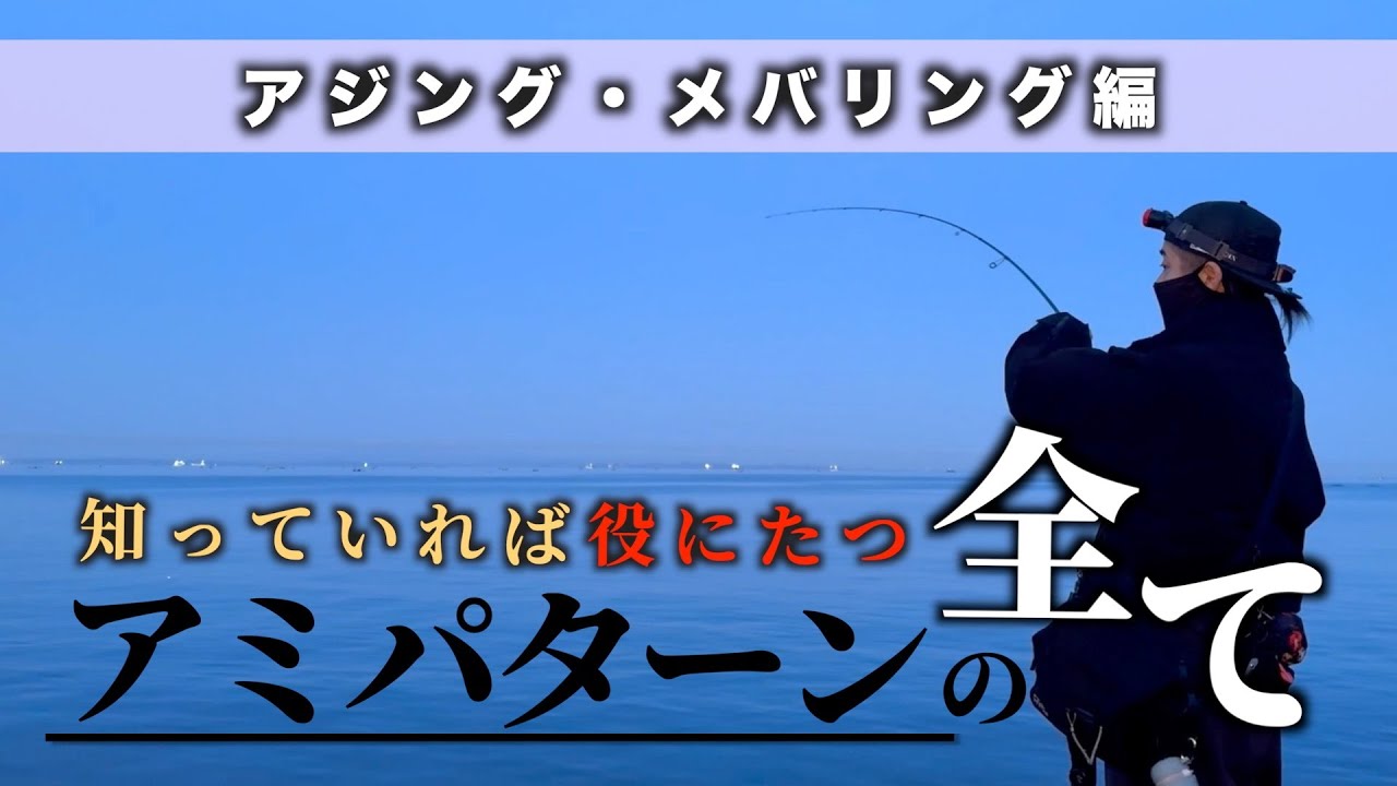 【知っていれば釣果アップ！今更聞けないアミパターンの基本】生態、釣り方、これさえ見れば丸わかり！実釣を交えてわかりやすく解説！