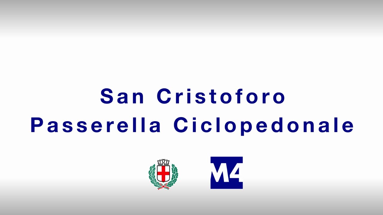 M4 San Cristoforo - Passerella ciclopedonale