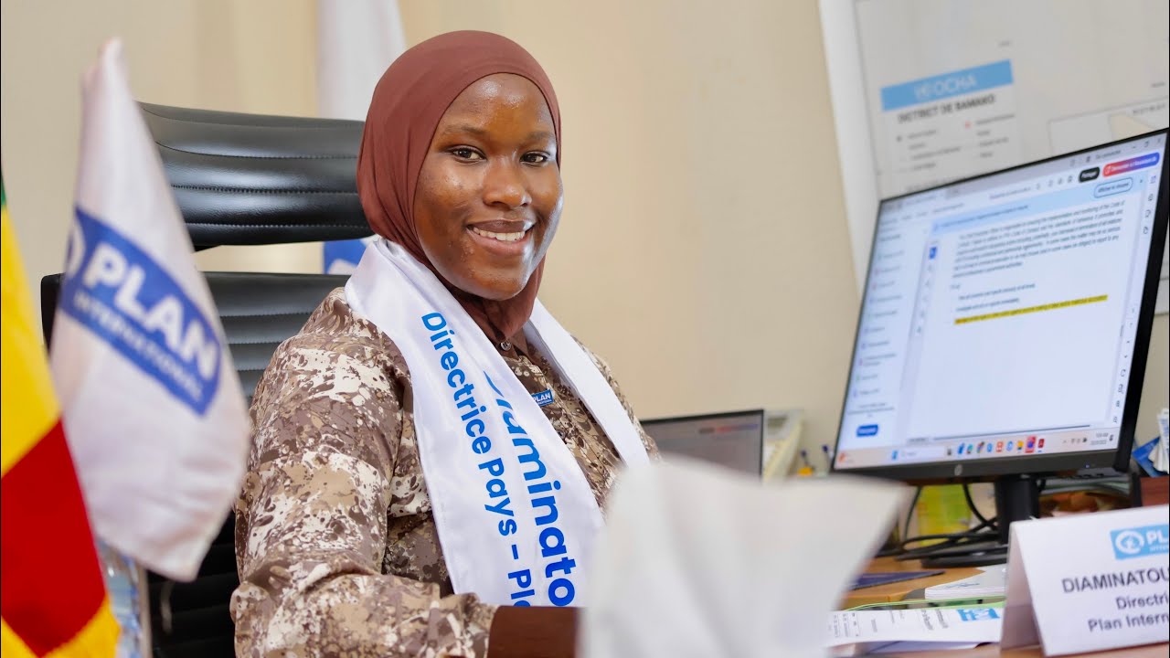 Diaminatou a pris les rênes de Plan International Mali dans le cadre du TakeOver — Couverture ORTM !