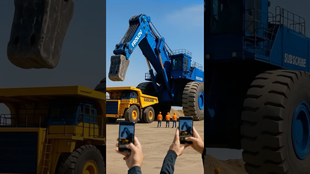 Olbrzymi traktor pozbył się BelAZ-u