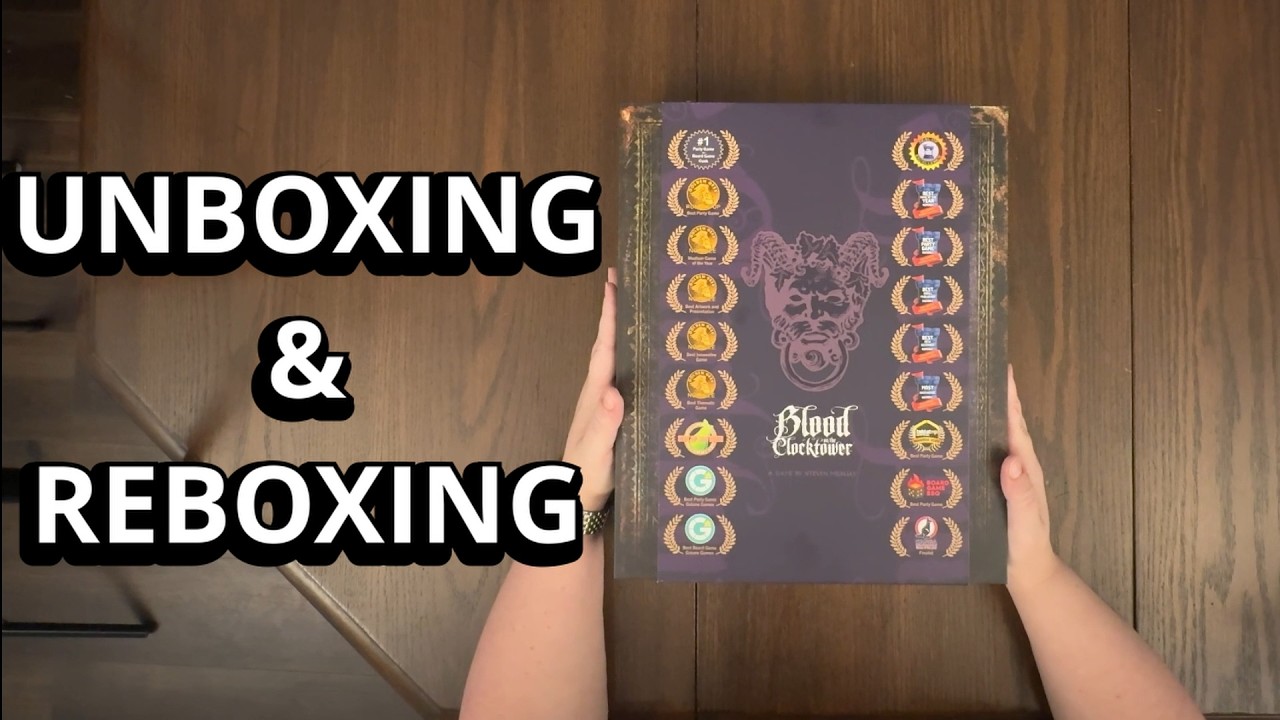 Blood on the Clocktower -  Game Unboxing & Reboxing - What's in the Box?