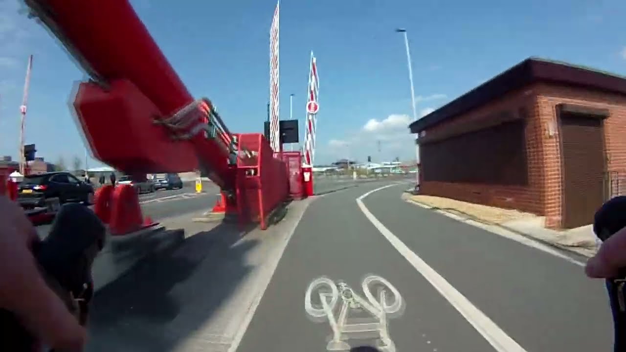 A cycle ride through Birkenhead; Wirral.