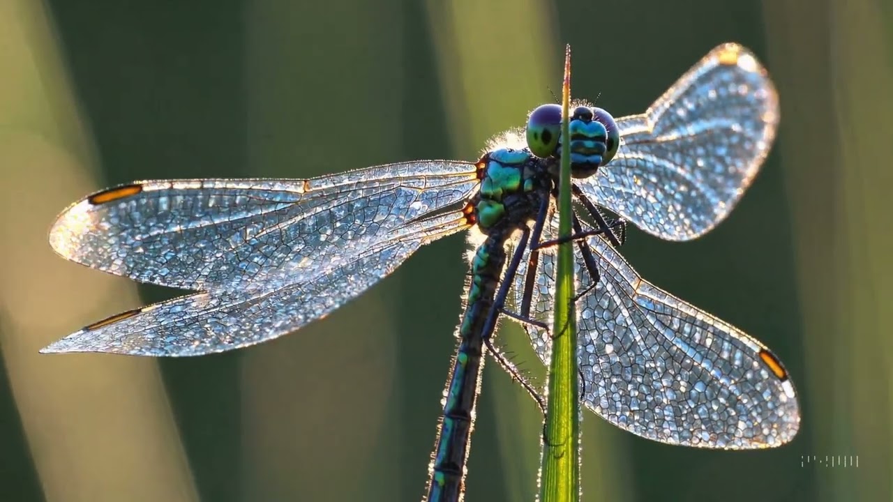 OpenAI Sora - Morning Dragonfly Serenity