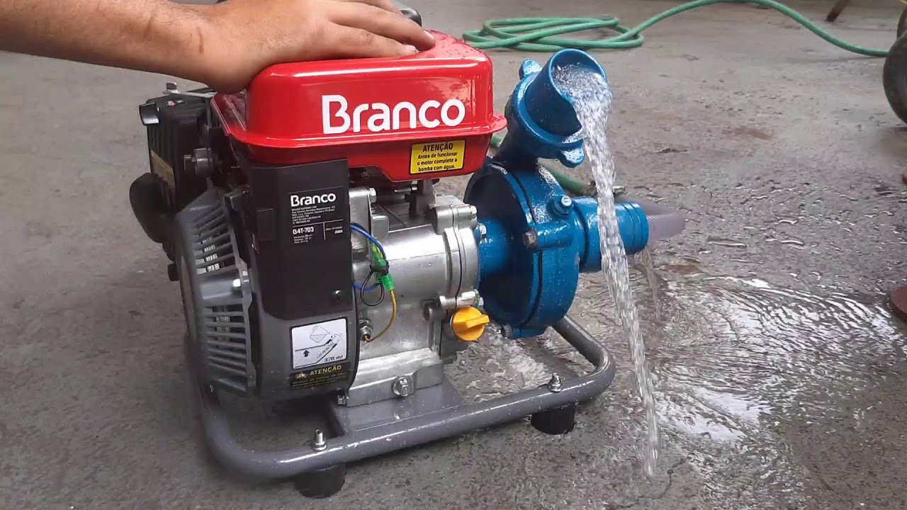 Entrega T&eacute;cnica Motobomba Branco B4T-703