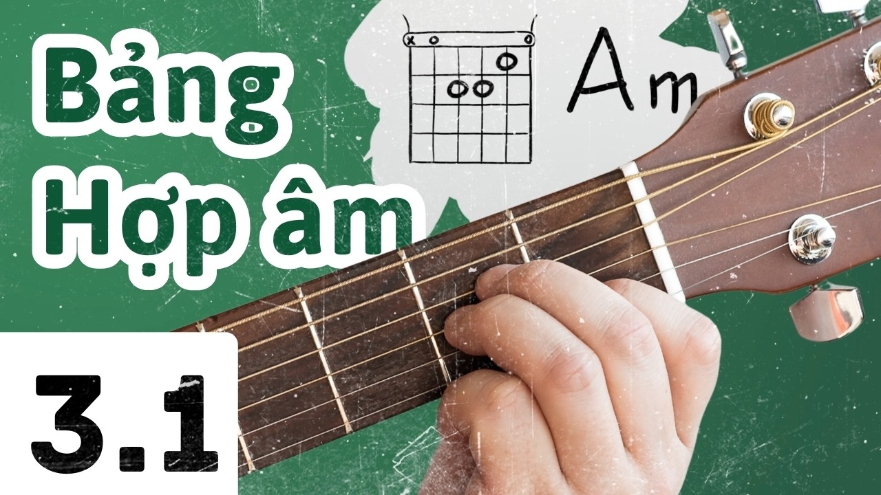 TỰ HỌC GUITAR CƠ BẢN BÀI 3.1 | CÁCH ĐỌC - THUỘC HỢP ÂM GUITAR CƠ BẢN