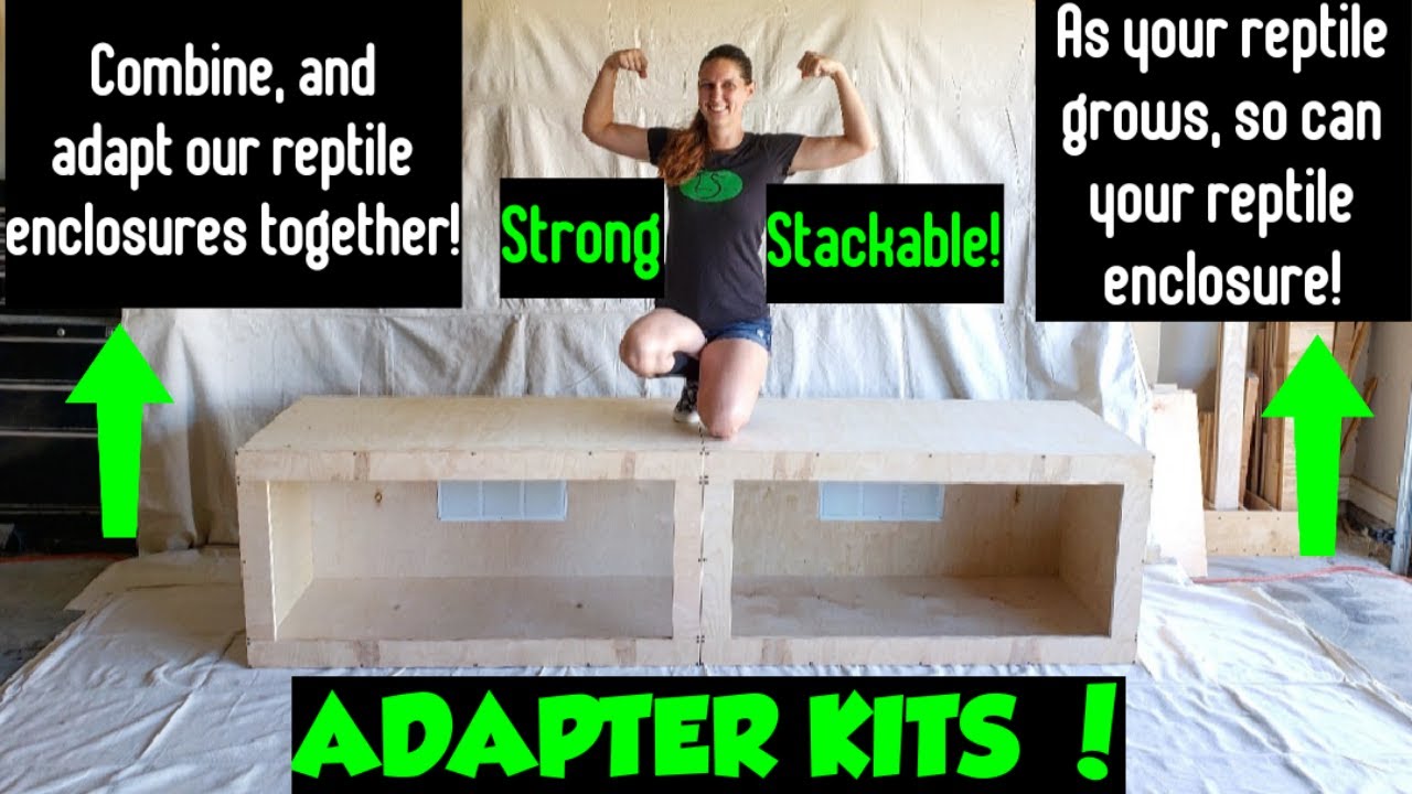 ADAPTER KIT!!! Combine & Adapt Our Reptile Enclosures Together!!
