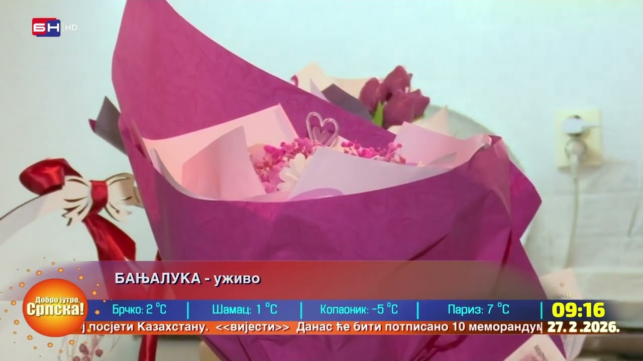 Dejana Cvetković iz Banjaluke pravi bukete od svijeća