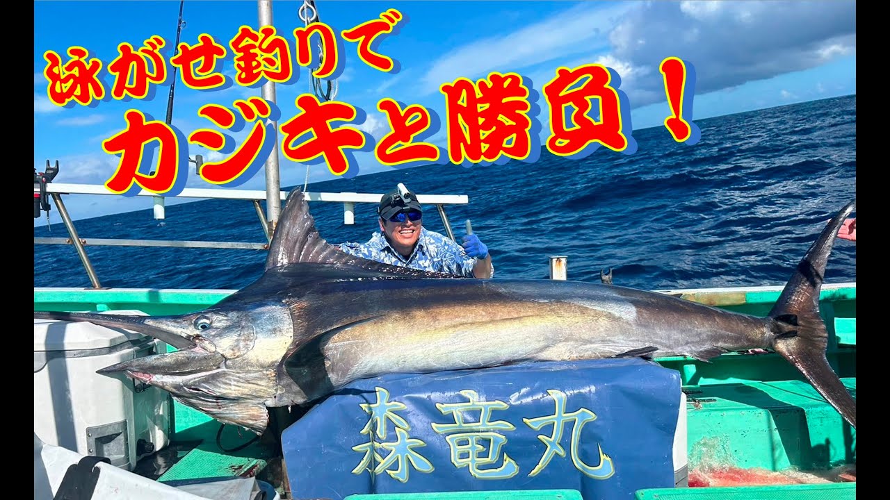 泳がせ釣りで狙う！伊豆諸島のカジキ