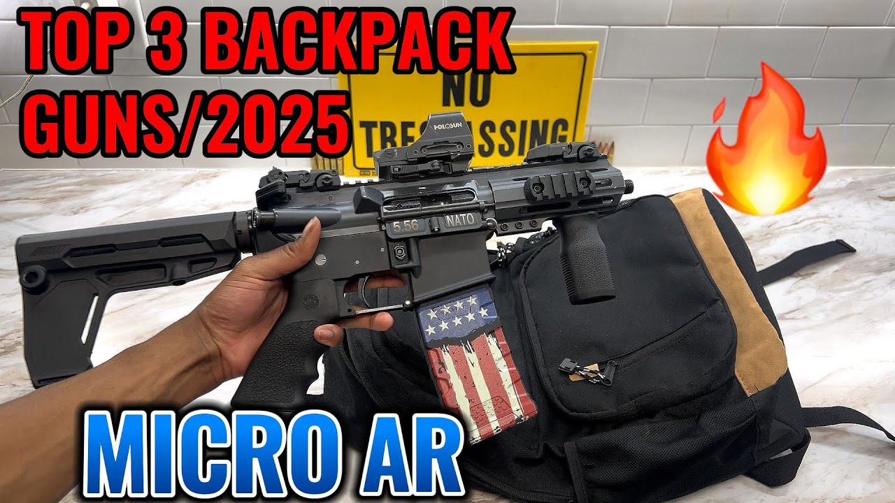 TOP 3 BACKPACK GUNS/2025 #edc