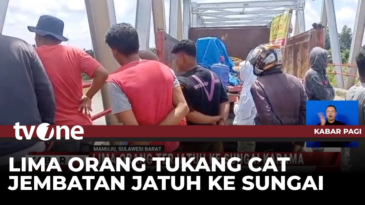 Lima Orang Terjatuh Ke Sungai Karama, Dua Hilang Terbawa Arus | Kabar Pagi tvOne
