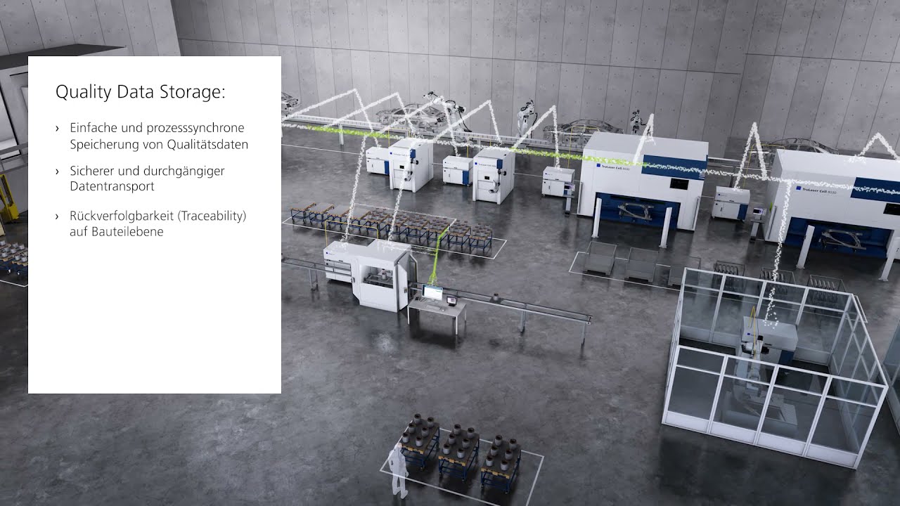 TRUMPF Services: Qualitätsdatenspeicherung