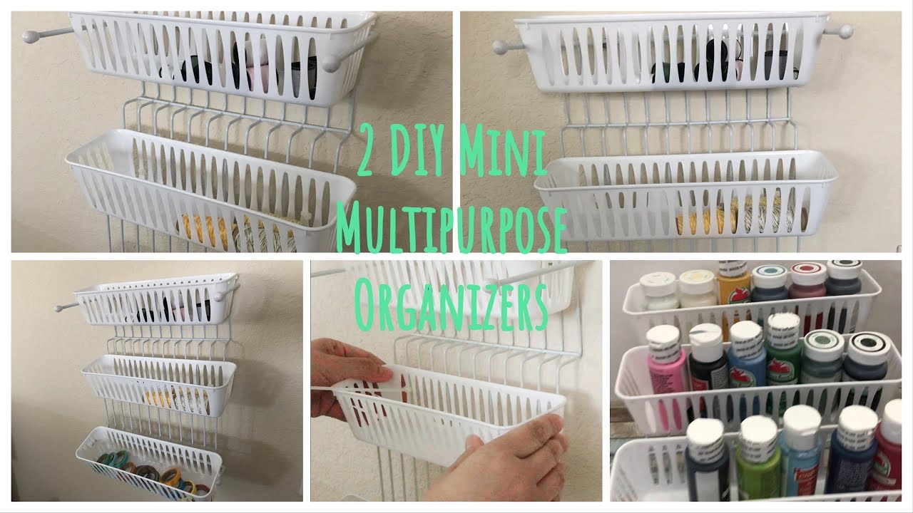 2 DIY Dollar Tree Organizers for Crafts, Makeup, Nail Polish, and More (Quick & Easy $2)