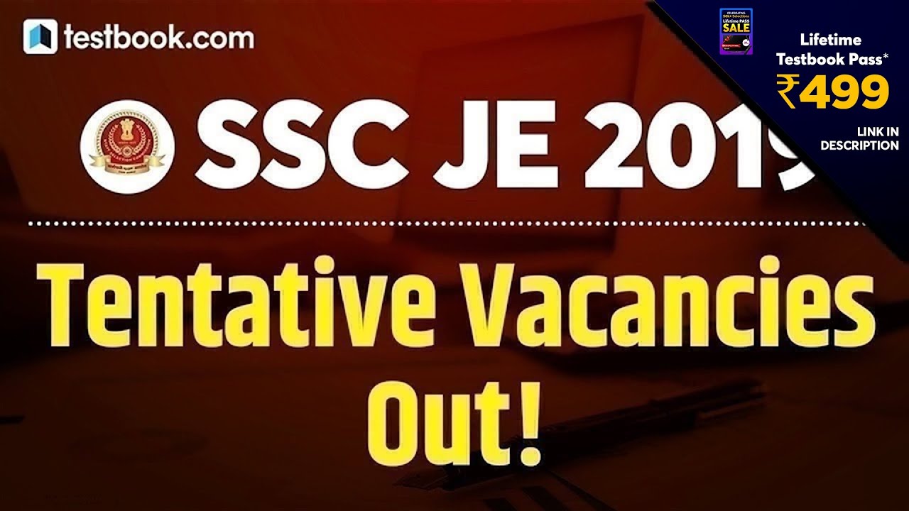 SSC JE Vacancy 2020 Branch wise Released! | SSC JE Post wise Vacancy 2019-20