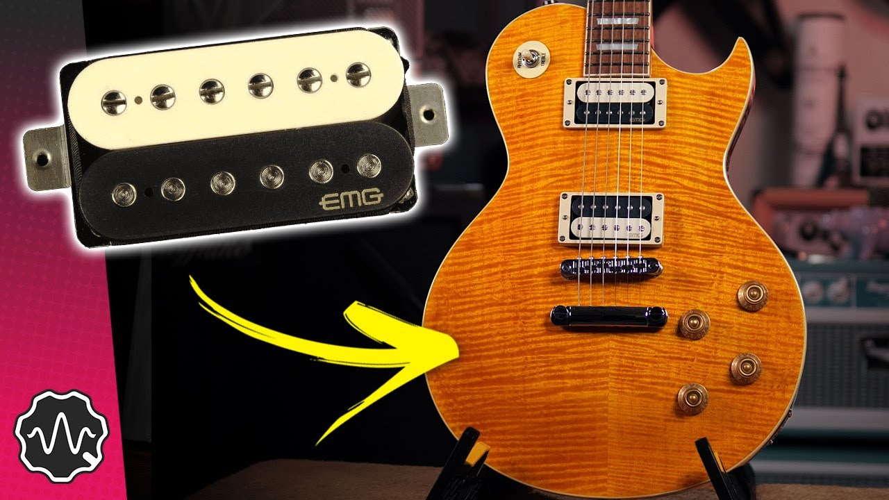 Active Pickup HATER Tries EMG FAT55 | Harley Benton SC-550+ EMG