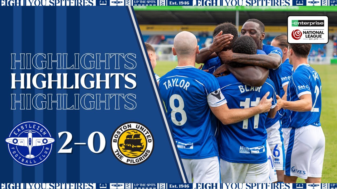 BLAIR BRACE SINKS THE PILGRIMS 🤩 | Eastleigh 2-0 Boston United | Match Highlights 🎬