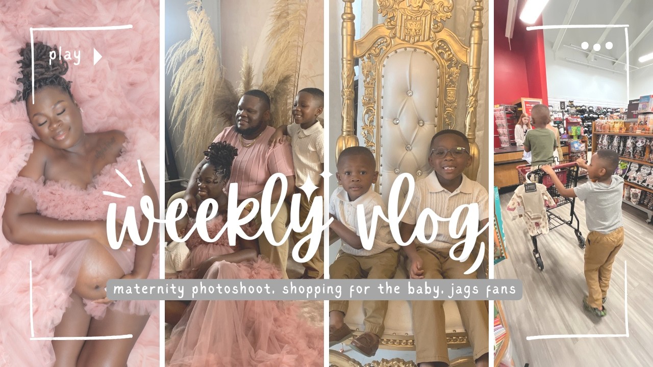 MATERNITY PHOTO SHOOT, SHOPPING FOR BABY, WE'RE OFFICIAL| VLOG