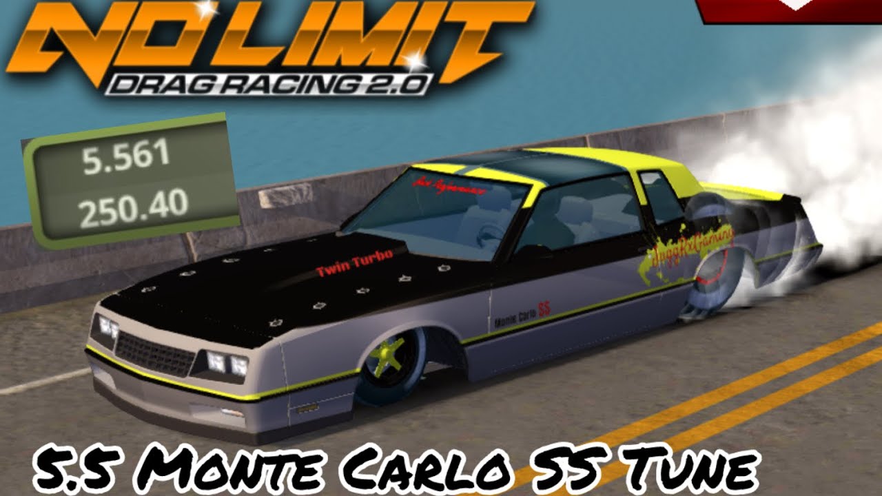 No Limit Drag Racing 2 - 5.5 Monte Carlo SS Fastest Tune