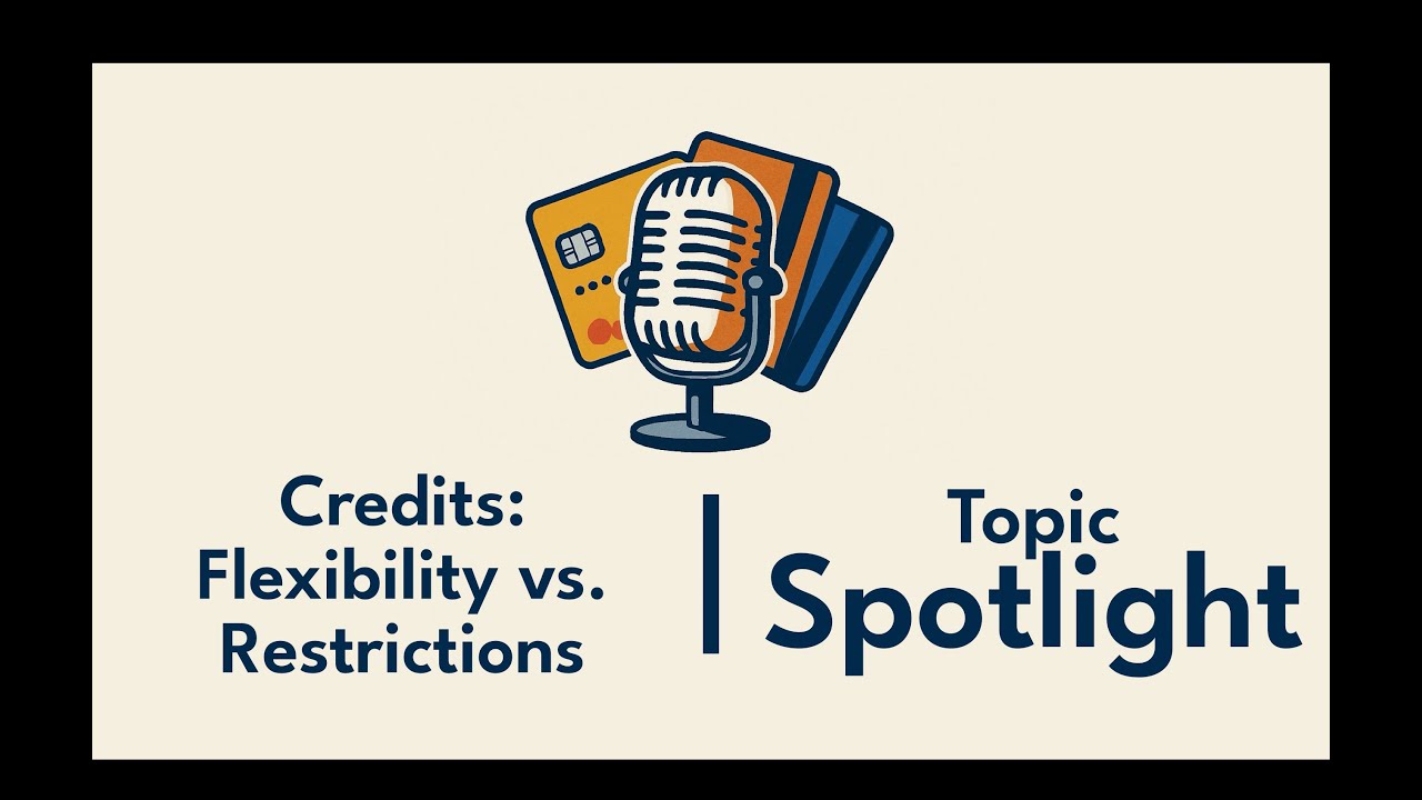 Credit Card Credits  Flexibility vs  Restrictions