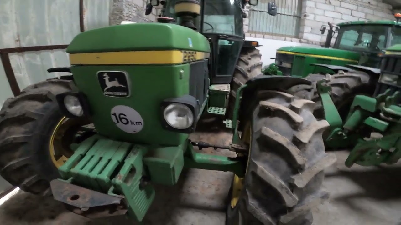 Oględziny klasycznego John Deere 2250 oryginał a to już rzadkość ! John Deere 6910 i 6510 !