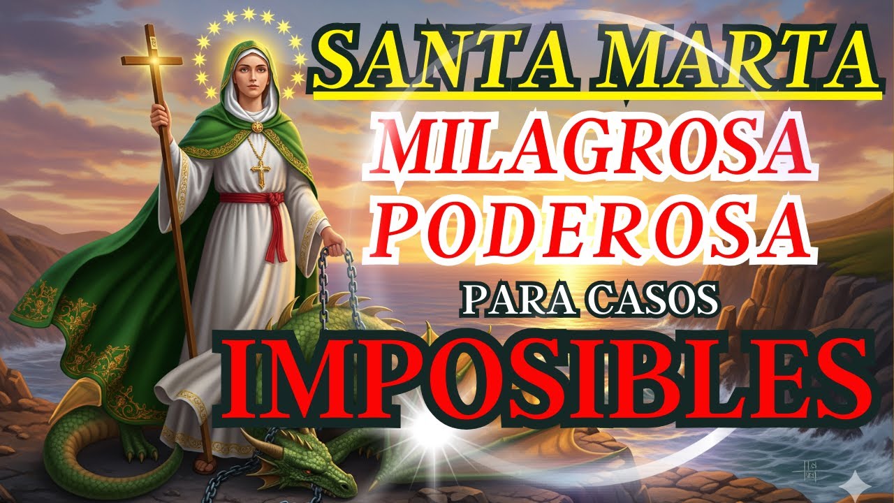 🛑✨ Oración PODEROSA a Santa Marta para Casos IMPOSIBLES