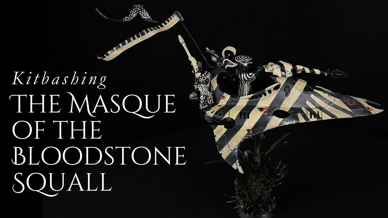 Kitbashing and Painting Warhammer 40k Dazzle Harlequins