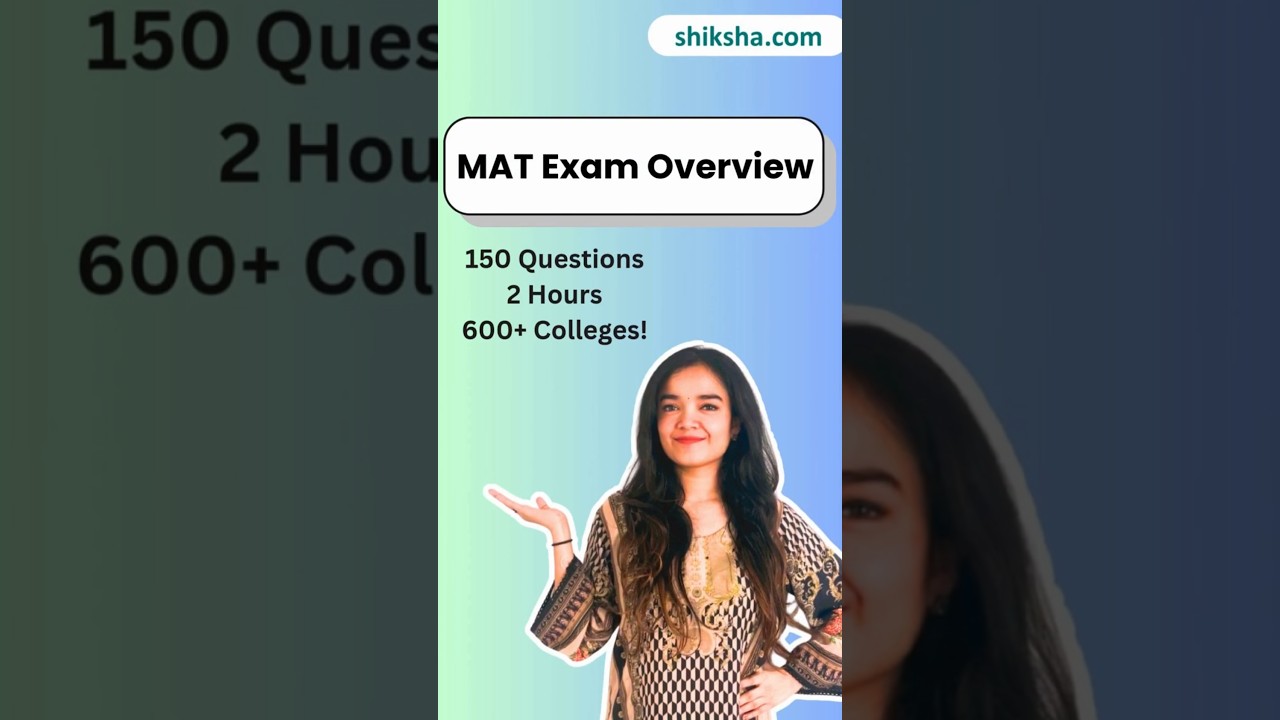 MAT Exam Pattern 2025 Explained | Sections, Marking Scheme, Modes #matexam