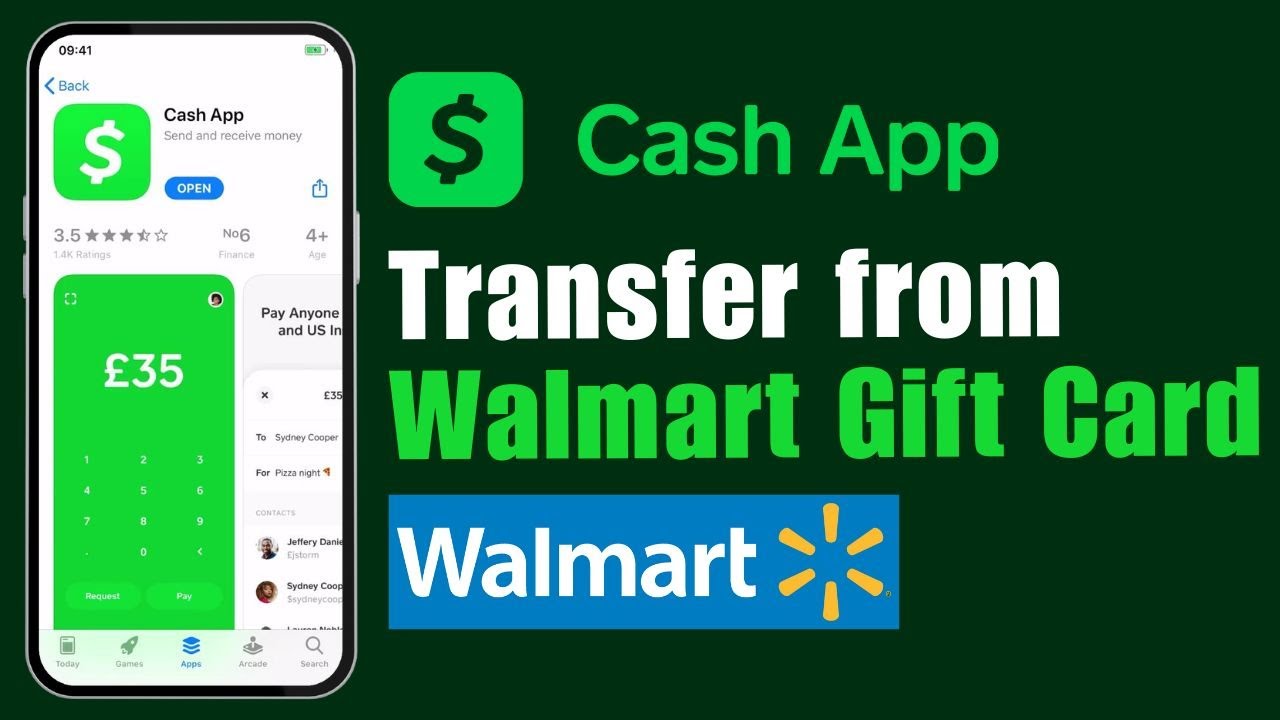How To Transfer Money From Walmart Gift Card To Cash App ! (2024)