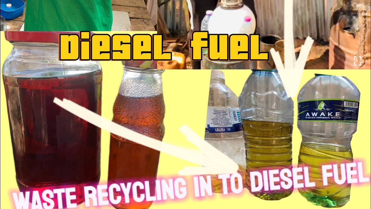Production of fuel from waste engine oil