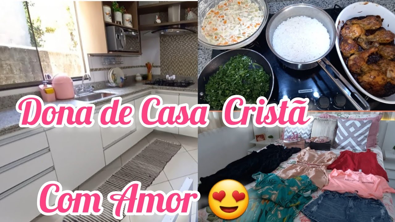 DONA DE CASA CRISTÃ|ALMOÇO CASEIRO DELÍCIA|COMPRINHAS|Casinha da Milca