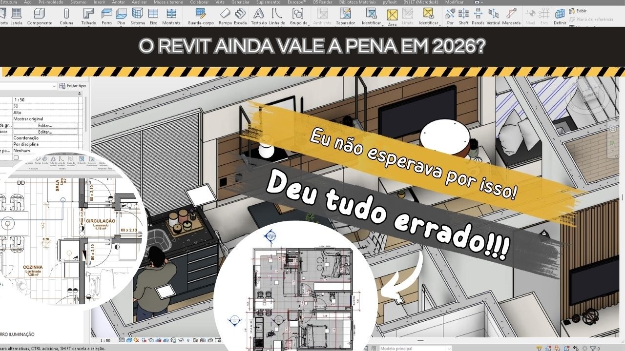 Revit vale a pena para interiores em 2026? A verdade para arquitetos