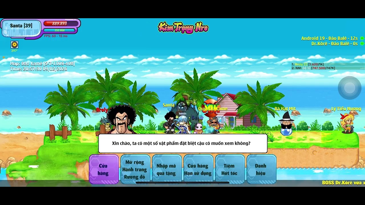 Ngọc Rồng Online-Tôi đã quá chán khi đối đầu với CADIC M và giờ đã đủ 3000Kilis