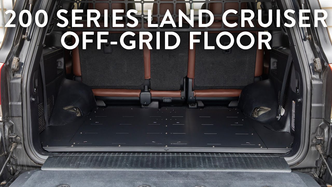 200 Series Land Cruiser Off-Grid Modular Drawer System Floor Install