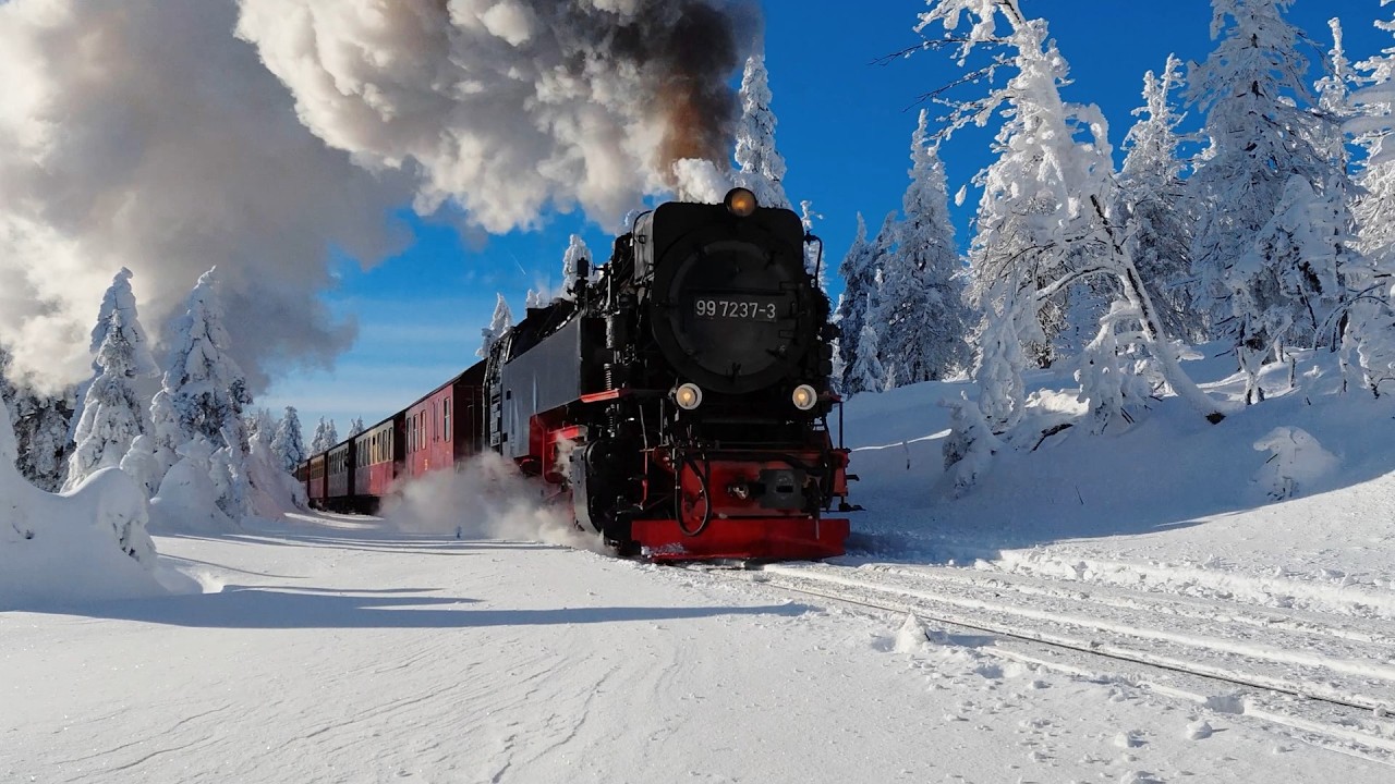 Winterträume im Harz (Part II) - Ein Schneesturm namens Elli & Sonnengötter auf dem Brocken (4K)