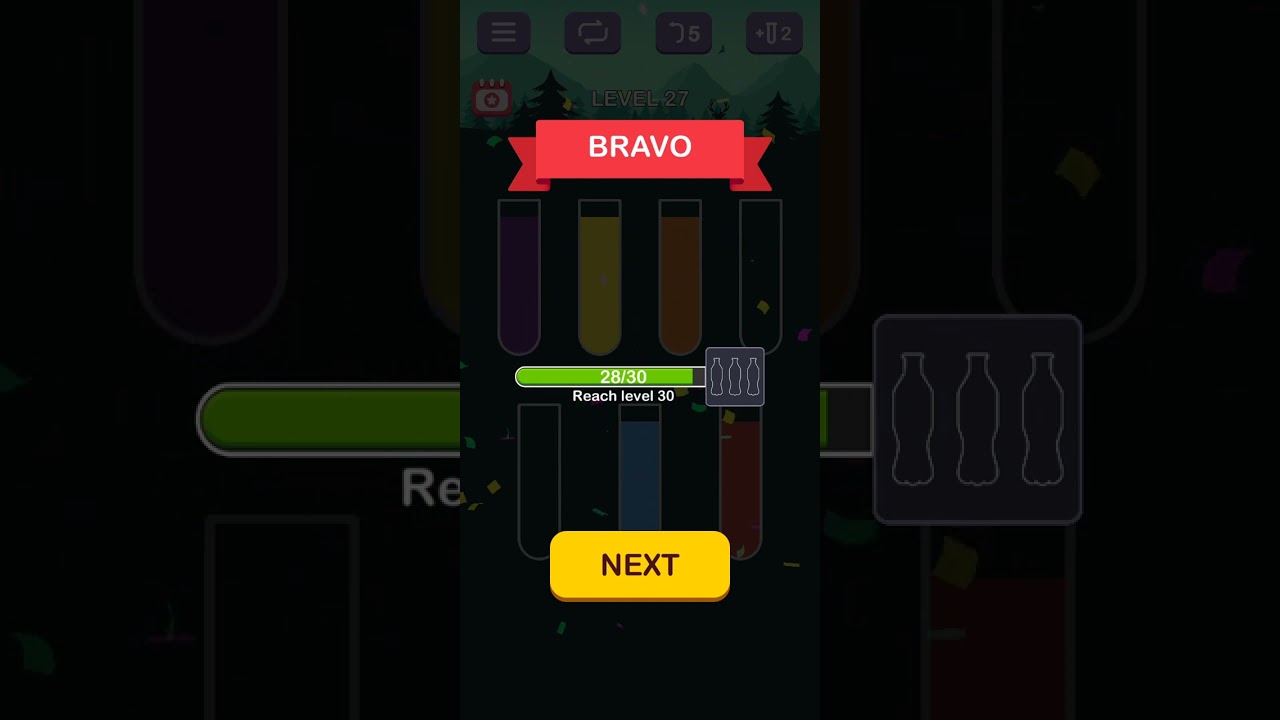 Water Sort Puzzle 2023 - Level 27