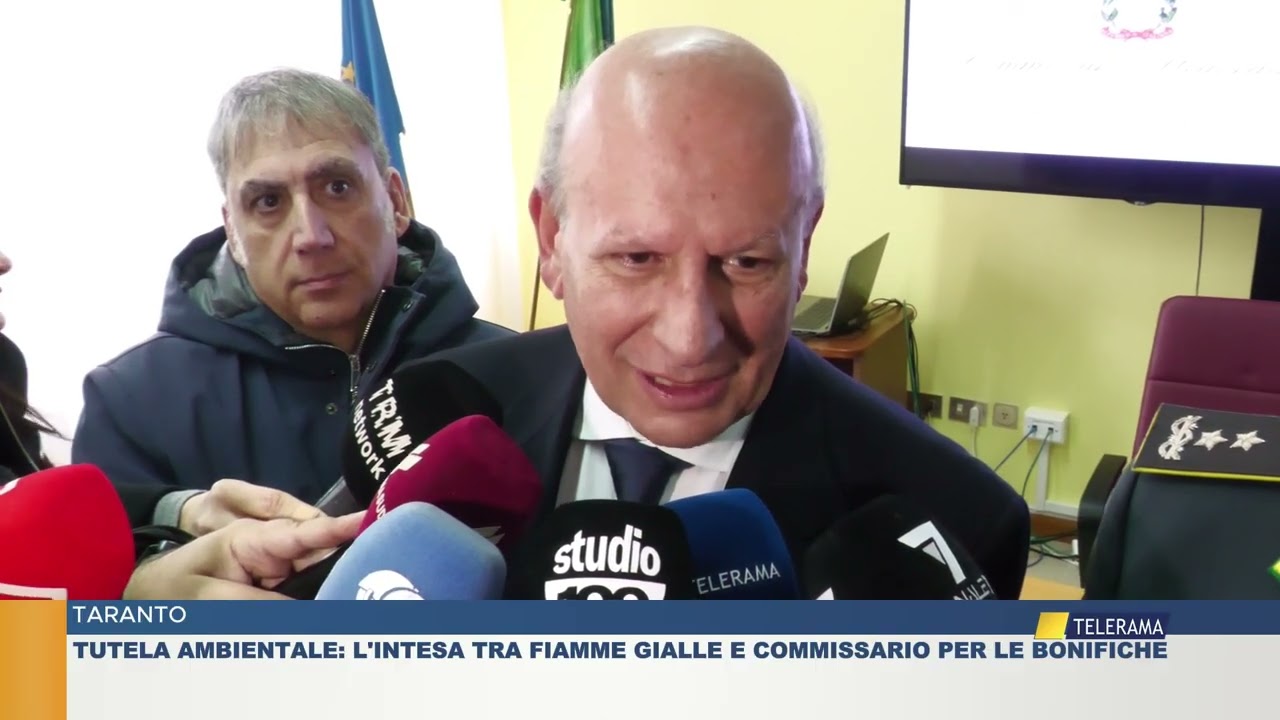 TARANTO TUTELA AMBIENTALE: L'INTESA TRA FIAMME GIALLE E COMMISSARIO PER LE BONIFICHE
