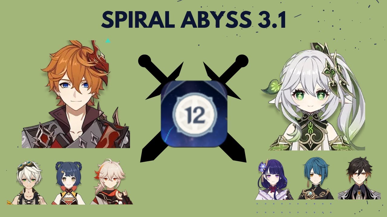 C1 Childe National & C1 Nahida Hyperbloom | 3.2 Spiral Abyss Floor 12