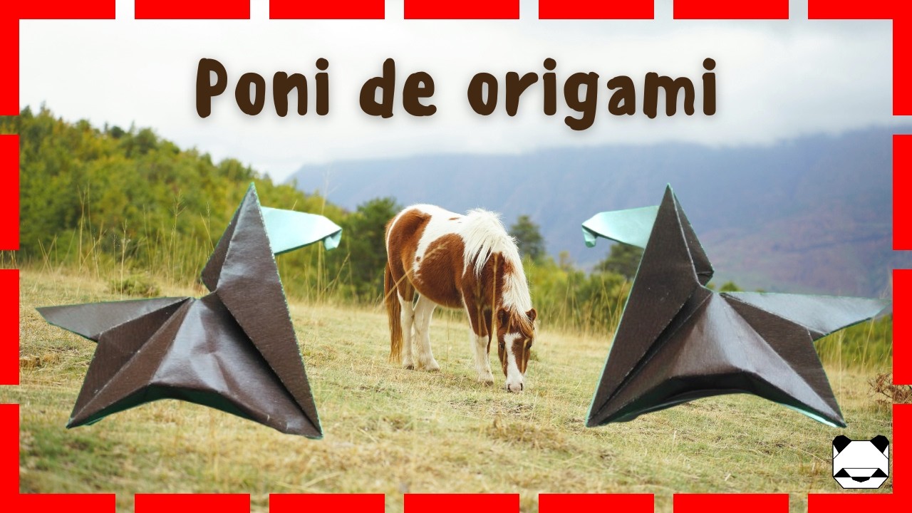 Poni de origami