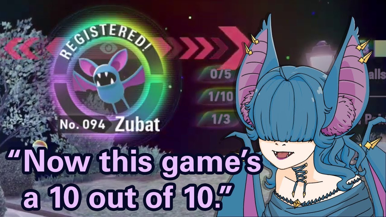 Zullie / Lydia can't stop looking at Zubat and talking about Zubat and being Zubat
